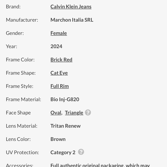 Calvin Klein Cat-Eye Sunglasses in Brown - Picture 4 of 6